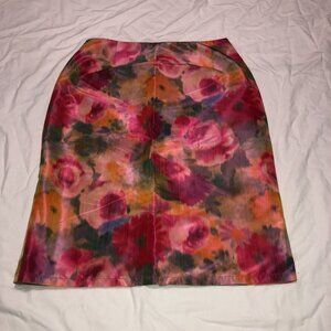 Trina Turk Floral Straight Skirt, SIZE 2